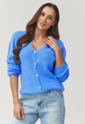 Makadamia Női gombos pulóver C38 | kék farmer