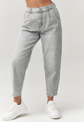 MAKADAMIA Női magas derekú farmer C31 | szürke