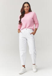 MAKADAMIA Női magas derekú farmer C31 | fehér