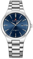 Naviforce Ceas barbatesc de mana Naviforce Fashion Casual Elegant Analog Quartz Argintiu Albastru Ceas