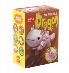 APLI 3D puzzle Apli Kids Sárkányok Rózsaszín (19944)