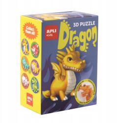 APLI 3D puzzle Apli Kids Sárkányok Sárga (19946)