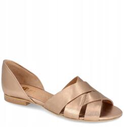 TYMOTEO Nyári bőr balerinacipő Tymoteo 2161 Arany 36 (TYMOTEO 2161 MILED)
