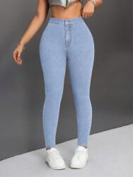 Shein DC42114 Shein Petite Farmer Nadrág Magas Derekú (51) S