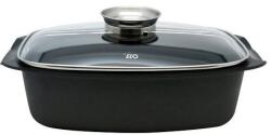 SKK ELO 84932 Alucast Sütőtál üvegfedővel és aroma gombbal 32x21 cm