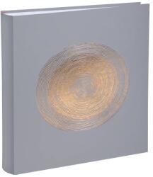 Exacompta fotóalbum (29x32cm, 60old, 300 fotó) pasztellszürke, arany mintás