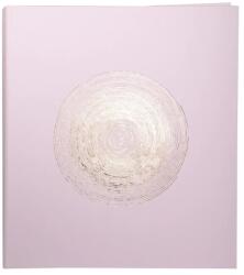 Exacompta fotóalbum (29x32cm, 60old, 300 fotó) pasztellrózsaszín, arany mintás