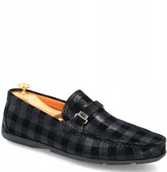  Elegáns férfi papucs John Doubare 628A-3-H04X Fekete 41 (JOHN DOUBARE 628A-3-H04X BLACK)