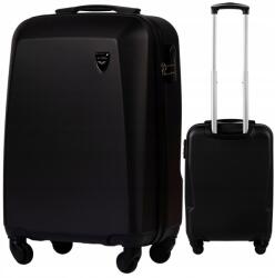 Wings Kabinbőrönd Wings Abs+ 4 kerékkel kis csomag Kézi kemény szilárd (0125-S-BLACK)