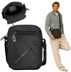 Gabol Válltáska Férfi Sporttáska Fekete Kis Postás Táska Eco 13x17x6 (543801-01)