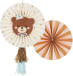  Decorative Rosettes Bear, set, 30-35 cm (1 pkt / 2 pc. ) (RPK32)