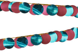  Metallic Garland Circles, color mix, 2.2 m (GL34)