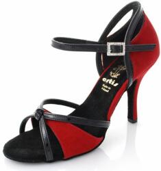 Artis Pantofi de dans pentru femei ARTIS - DL-39 velur/piele lacuită 8 cm Slim Mărime: 36