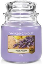 Yankee Candle illatgyertya Lemon Lavender Classic Közepes