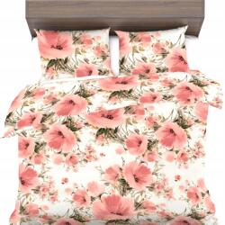 Sense Ágyneműhuzat 160x220+1x70x80 100% Természetes Pamut Hosszú Öko tanúsítvány (Kwiaty Akwarele Róż)