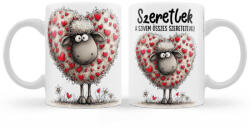  Szeretlek bögre, a szívem összes szeretetével (b1386)