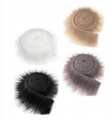  Szőrmeszövet 0 g/m2 9 cm széles fekete (sfdagagaw)