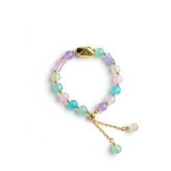  Gyerek Pasztell Cukorka Gyöngy Karkötő (OXY0020)