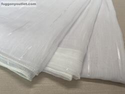 fuggonyoutlet Voile, Pálcikás, fehér, 200x210 cm