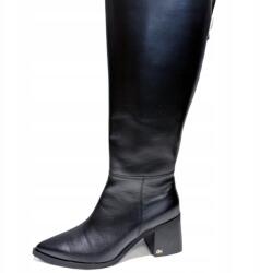 CheBello 4761 csizma bőr sarok térdig érő fekete 39 (4761)