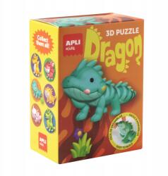 APLI 3D puzzle Apli Kids Sárkányok Türkiz (19948)
