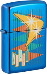 Zippo Brichetă Zippo Retro Design High Polish Blue 49768 49768 Bricheta
