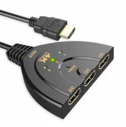  Adapter 3az1ben Switch Elosztó Kapcsoló 3X Hdmi Full Hd 4K (ADAPTER 3w1)