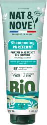 Nat&Nove Sampon purifiant pentru par gras cu extract de urzica Bio, 250ml, Nat&Nove