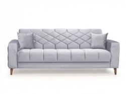  Canapea Melissa cu Lada Depozitare 3 locuri Tapiterie Light Grey (C3106-6801) Canapea