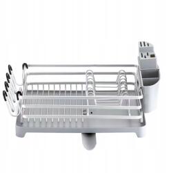 Timeless Tools Csepegtető edényszárító 1 szintes tányértartó tálcával fém evőeszközök (5999566958151)