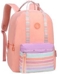 Marshmallow Ученическа раница Marshmallow - Stripes, Peach (DKT64474)