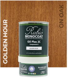 Rubio Monocoat Oil 2C Golden Hour - Двукомпонентно масло за вътрешна употреба 1.3л (6042)