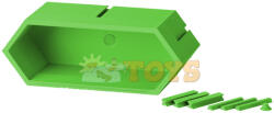 3D-DIY Display mașinuțe 1: 64 hexagonală HEX64 - verde (Hot Wheels - Matchbox - majorette) (HEX64)