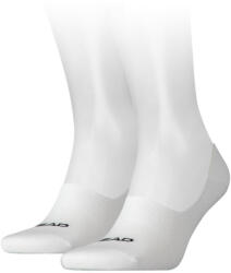 Global Licence Srl Head footie unisex légáteresztő titokzokni 2pár/csomag - pamut titokzokni - fehér - 39-42