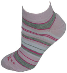 Global Licence Srl Női csíkos titokzokni - pamut titokzokni - 39-42 - világosrózsaszín - Evidence