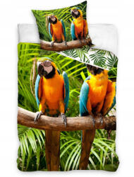Global Licence Srl Papagájos Ágyneműgarnitúra 100% pamut 140x200 + 70x90
