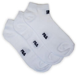 Global Licence Srl Fila unisex légáteresztő titokzokni - 3 pár/csomag - pamut titokzokni - fehér - 35-38