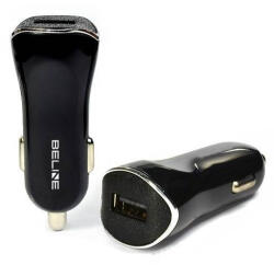 Beline autós töltő 1xUSB-A csatlakozóval 1A fekete (csak fej)