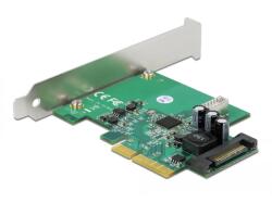 Delock PCI Express Kártya - 1 x belső USB 3.2 Gen 2 Kulcs B. 20 tűs anya csatlakozó