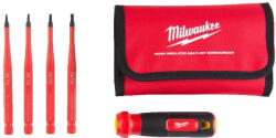 Milwaukee VDE 4 az 1-ben Szigetelt Torx Multi-bit szett + csavarhúzó (4932493658) - kompaktszerszam