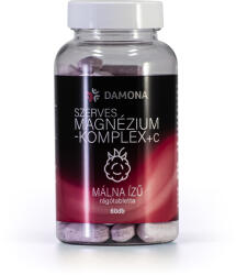 Damona magnézium komlex+C málna ízű rágótabletta 60x