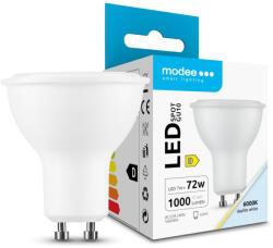 Modee Lighting LED Izzó Spot Alu-Plastic 7W GU10 100° 6000K (1000 lumen) ERP (ML-GU10P6000K7WHN)