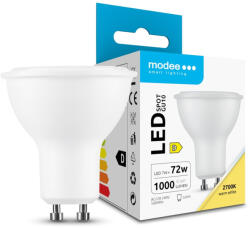 Modee Lighting LED Izzó Spot Alu-Plastic 7W GU10 100° 2700K (1000 lumen) ERP (ML-GU10P2700K7WHN)