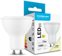 Modee Lighting LED Izzó Spot Alu-Plastic 7W GU10 100° 4000K (1000 lumen) ERP (ML-GU10P4000K7WHN)
