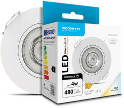 Modee LED Mélysugárzó Kerek 4W 3CCT IP44 D80xH32mm (480 lumen) fehér dimm. ERP (ML-DL3CCT4WR-3SD-WN)