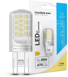 Modee Lighting LED Izzó G9 Aluminium 4, 2W 2700K (470 lumen) ERP B1 (ML-G9A2700K4-2WB1)