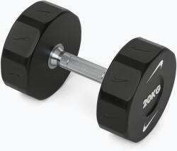 Nike Strength Krómozott kézisúlyzó Nike Strength Pro Urethane Dumbbell 20 kg black/white