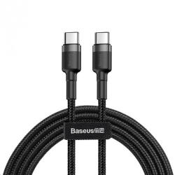 Baseus Cafule USB kábel 2 M USB C 0, 48 Gbit/s 60 W Fekete, Szürke (KBCACC602GRBK)