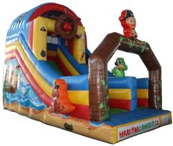  Felfújható csúszda Piráta | CE tanúsítvány + Légfúvó | csúszdák | csúszdák