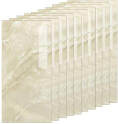 Teno 20 db-os Teno® prémium 3D márványtapéta szett, 3, 6 m2 fedettség, öntapadó, vízálló, könnyen telepíthető, modern dizájn, 30x60 cm, 59-es modell, bézs (TENO1889S20)